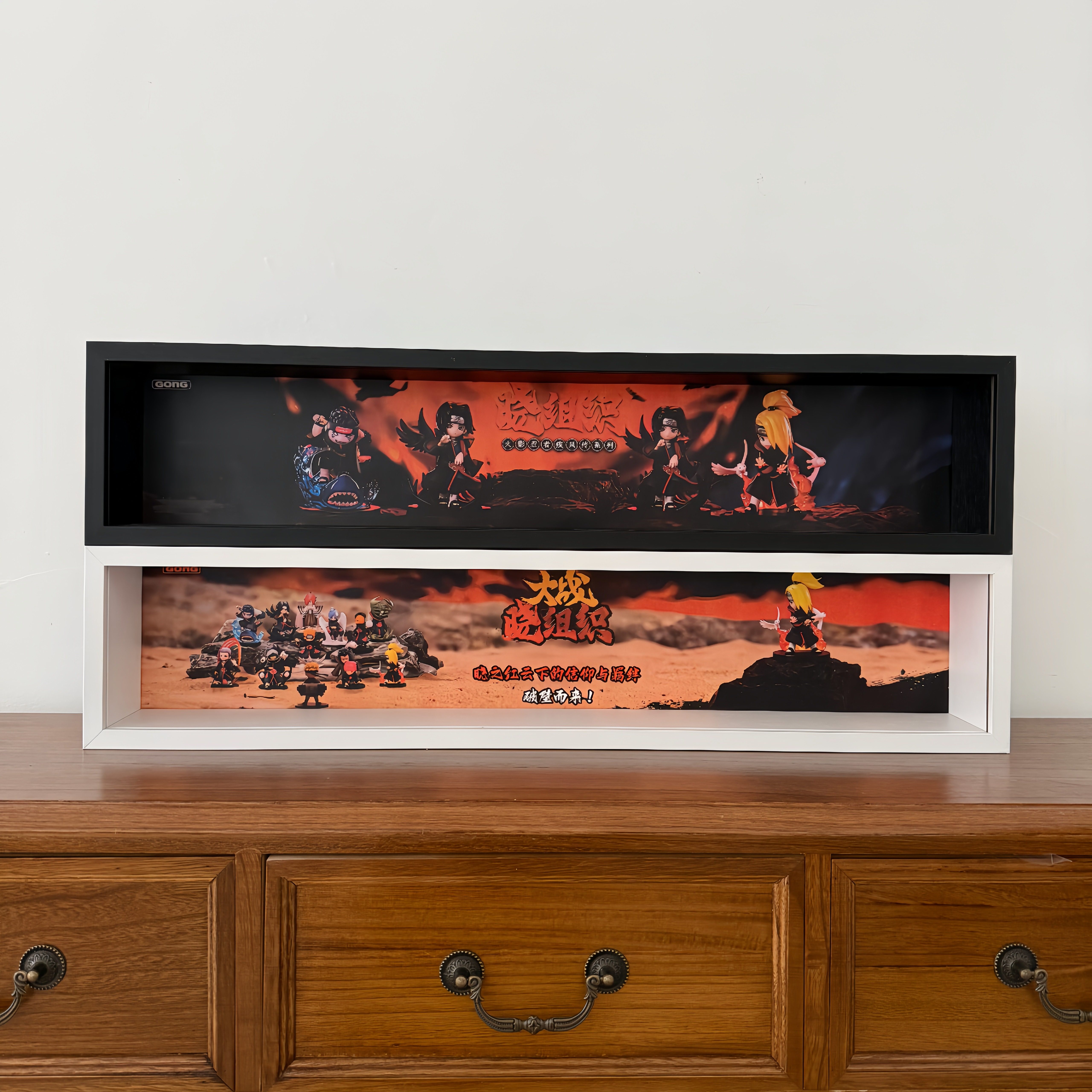 抽拉玻璃泡泡玛特晓组织火影系列手办盲盒展示框收纳盒背景图,收纳整理,手办收纳盒,淘宝优惠券,粉丝福利购,淘宝优惠卷