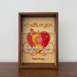 抽拉玻璃泡泡玛特星星人5代怦然星动盲盒收纳盒展示柜防尘框展示