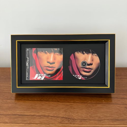 专辑CD明星签名唱片收藏相框装裱