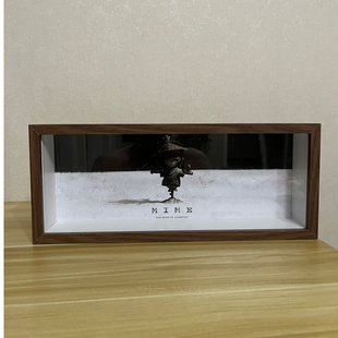 泡泡玛特小野四代Hirono默剧盲盒展示框收纳盒挂墙摆台中空5厘米