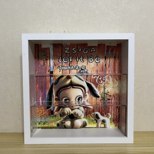 ZSIGA别惹我小野女朋友盲盒框允许这一切LUBUBU看不见我泡泡玛特