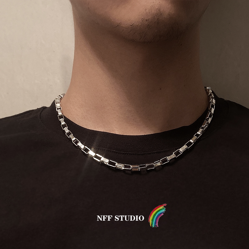 nff欧美街头钛钢项链男高级感
