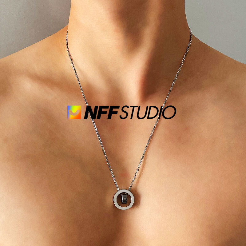 钛钢项链男ins潮牌嘻哈配饰