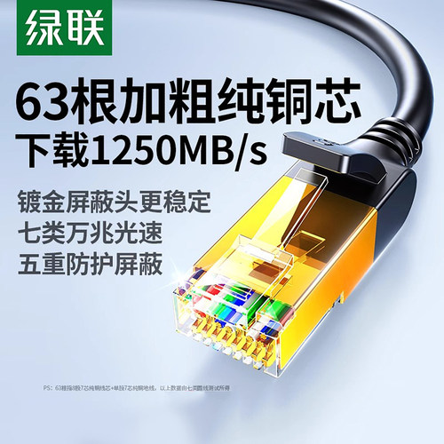 绿联路由器纯铜高速网线