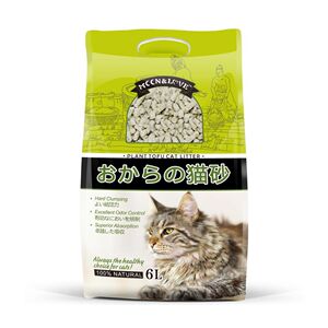 6L原味植物豆腐猫砂吸水除臭高效结团猫沙豆腐砂包邮