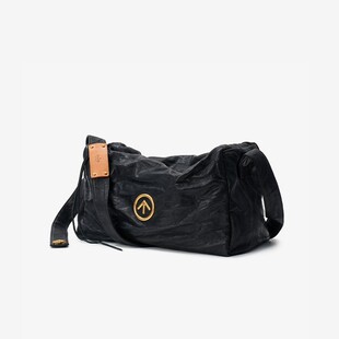 新款百搭阁乐无性别经典黑石软包植鞣牛皮单肩斜挎腋下箭头包