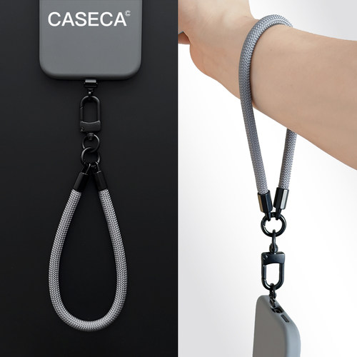 CASECA手机挂绳简约加粗带垫片