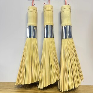 天然竹锅刷厨房专用洗锅刷子刷锅神器家用老式竹炊帚不伤锅清洁涮