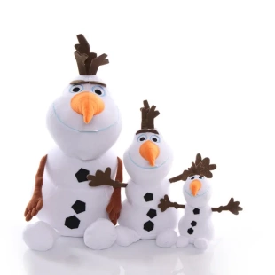 冰雪奇緣Frozen雪人娃娃毛絨玩具 雪寶Olaf毛絨公仔 動(dòng)漫模型