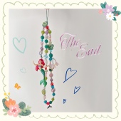 美人鱼短款 原创 手机链 艾丽儿 手机挂链 小美人鱼