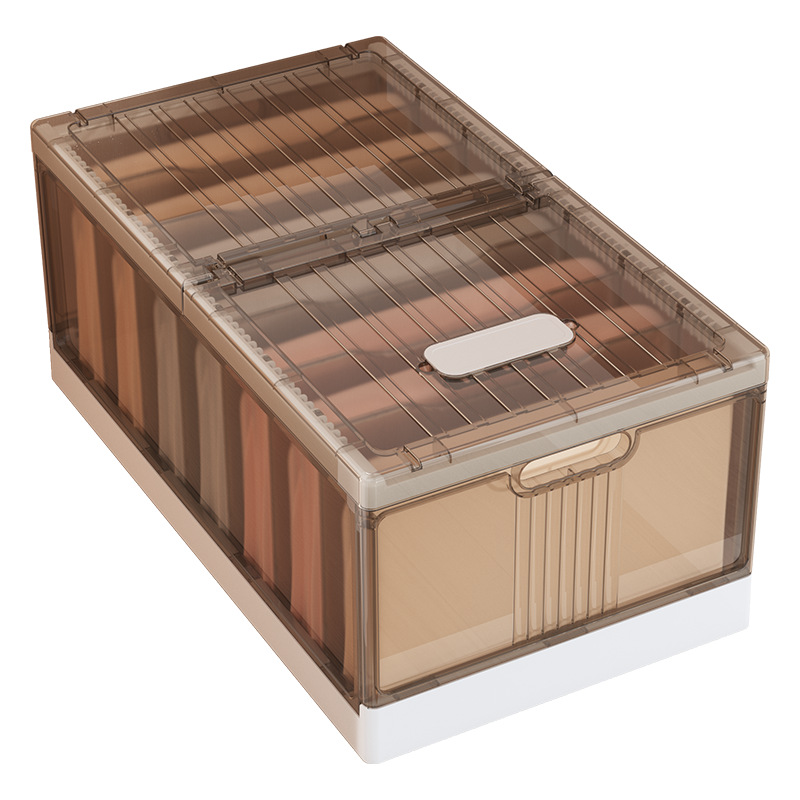 a衣服收纳箱家用衣柜分层抽拉隔板衣物裤子折叠框储物筐整理盒