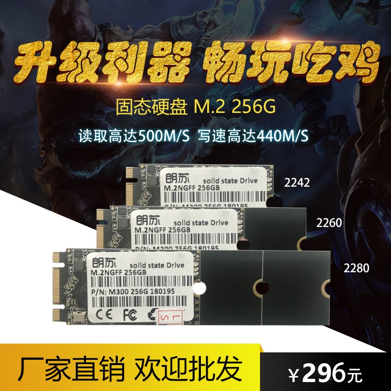 ÀÊËÕ 256G M.2±Ê¼Ç±¾Ì¨Ê½»úSSD¹Ì̬ӲÅÌNGFF2280 2242SATA3·Ç240G