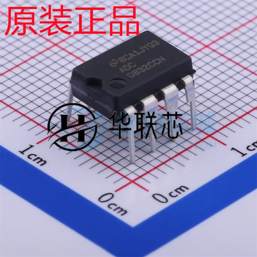 原装正品 ADC0832CCN/NOPB 封装DIP8 全新双通道模数转换芯片ADC