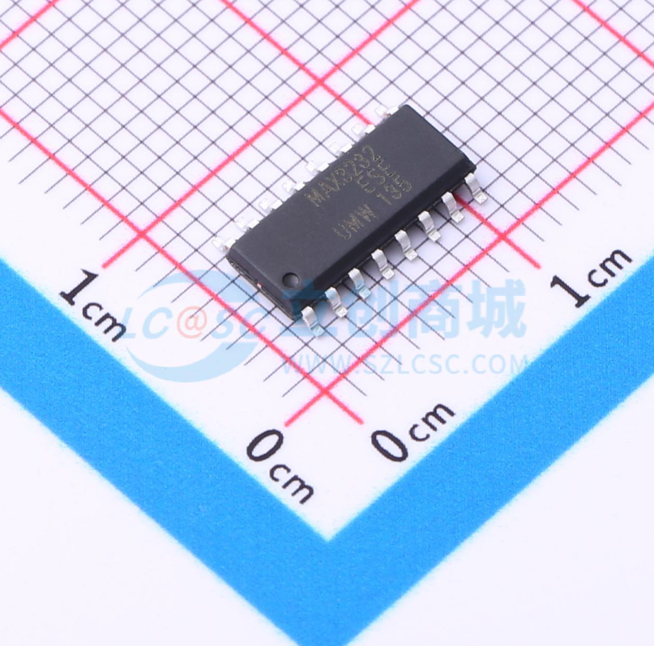 原装正品 MAX3232ESE 封装SOP16 全新低功率多通道RS-232线收发器