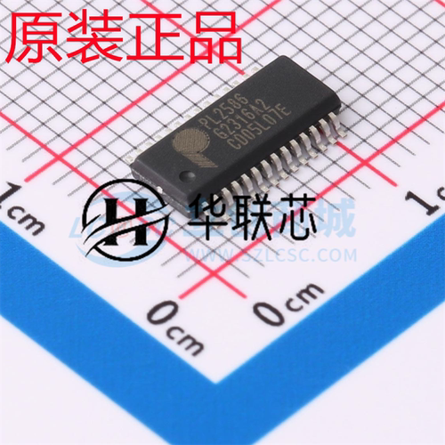原装正品 PL2586 封装SSOP28 全新高速四端口线性控制器USB芯片