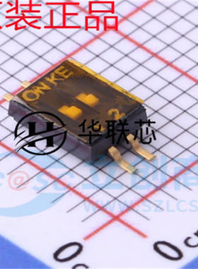 原厂原装 DSHP02TSGER 全新贴片 SMD 2位 拨码开关 两路编码