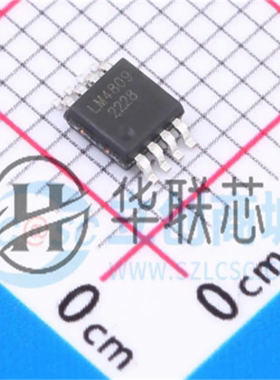 原装正品 LM4809 封装MSOP-8 全新双通道AB类音频功率放大器芯片