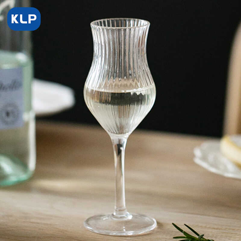 KLP品酒杯高颜值白酒清酒杯玻璃小号迷你高脚杯圆形家用葡萄酒杯