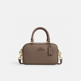 COACH 蔻驰字母徽标Logo拉链开合女士单肩斜挎手提包CT776