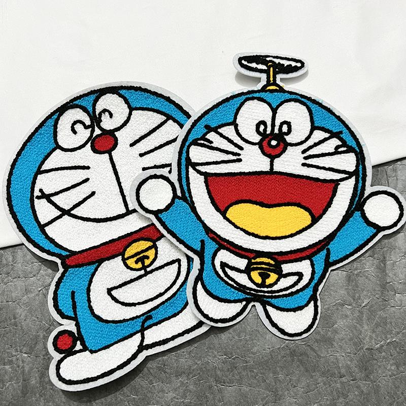 哆啦A梦刺绣布贴补丁贴