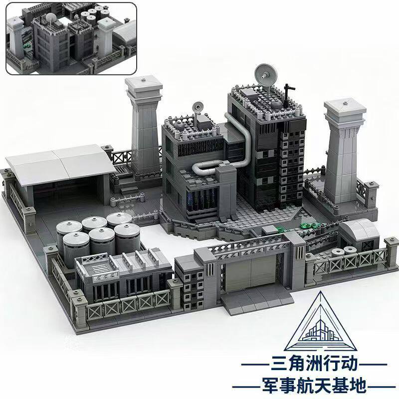 新款三角洲行动威龙基地模型兼容乐高积木玩具益智拼装男孩礼物