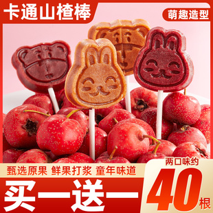 山楂棒棒糖儿童零食休闲食品小吃解馋山楂片独立小包装 新鲜批发