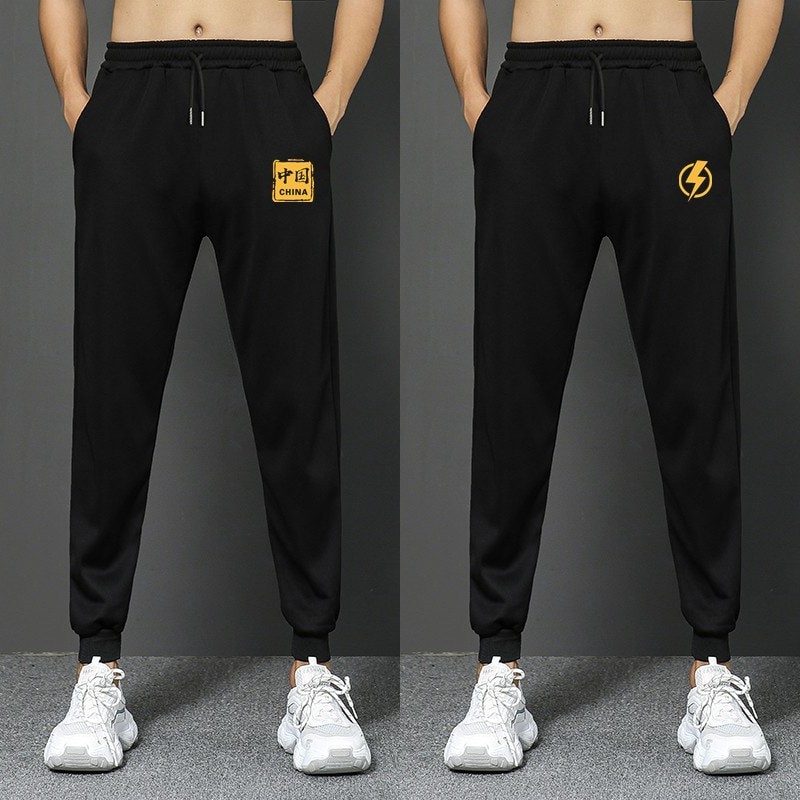 13初中学生14夏装休闲长裤12大童男孩运动卫裤15岁青少年男生裤子