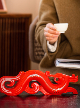 九璞[龙腾吉祥]艺术家限量收藏景德镇陶瓷生肖龙兴业招财风水摆件