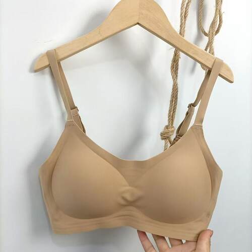糯叽叽乳胶杯小胸聚拢无钢圈文胸