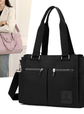 2024新款女包尼龙牛津布大容量托特包简约休闲斜挎包单肩手提包包