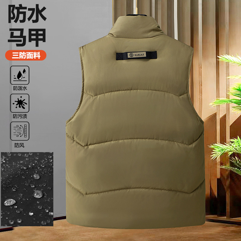 休闲马甲防水马甲坎肩保暖潮范韩流保暖加厚坎肩313B-ML021-P70,男装背心/马甲,星座313B