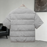 韩版潮流情侣中袖棉服男女同款保暖外套潮范个性313B-NC25319-P60，男装棉衣，星座313B
