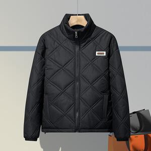 美式复古宽松保暖男生加厚情侣款冬季英伦立领棉服313B-NC359-P60