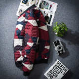 好先生孙红雷同款棉外套男女秋冬迷彩棉肥夹克款棒球313B-603-P55，男装夹克，星座313B