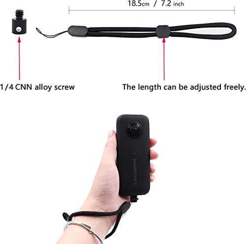 适用影石Insta360X6/X5/Ace pro/2/X4/GO3SX3运动相机手绳 防丢绳