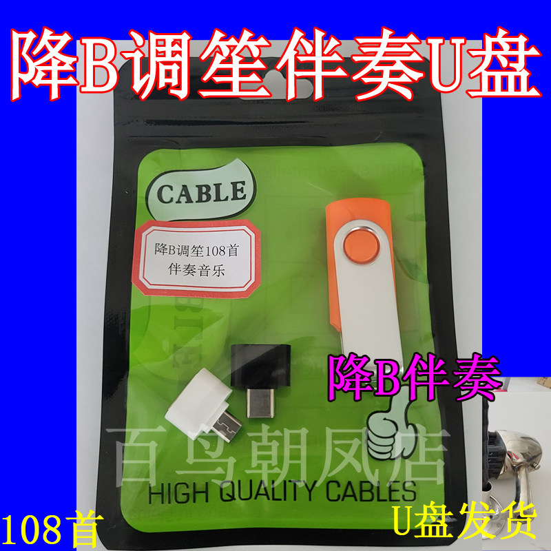 笙民族乐器降B调伴奏U盘降B调笙伴奏音乐民乐伴奏南阳