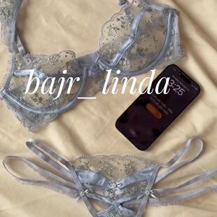 for love and lemons 刺绣文胸性感蕾丝网纱刺绣内衣无衬垫胸罩女