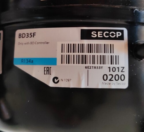 Ezetil车载ECZ25冰箱secop 思科普压缩机 BD35F