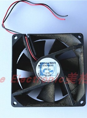 原装RUILIAN SCIENCE RDM9025S 12V 0.19A 9CM饮水机冰箱散热风扇