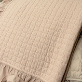 洛丽塔粉色床盖三件套