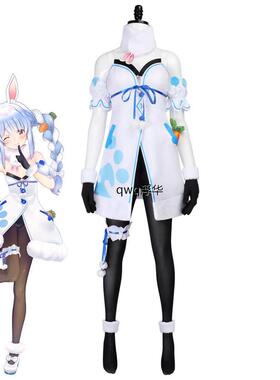 虚拟主播YouTuber兔田佩克拉cos服 漫展cosplay兔田佩克拉表演服