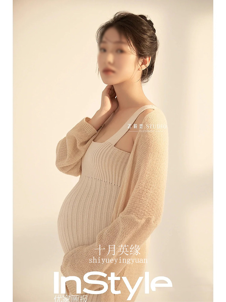 출산 사진 의류 새로운 미적 스타일 출산 옷 예술 사진 의류 임신 엄마 배꼽 사진 사진 의류