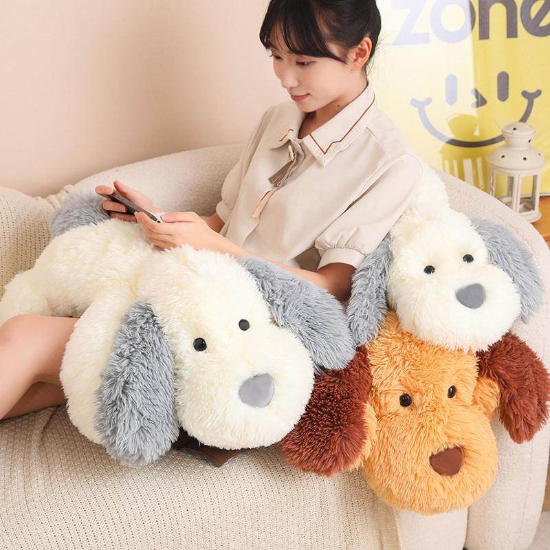 趴趴小狗狗毛绒玩具女孩抱枕