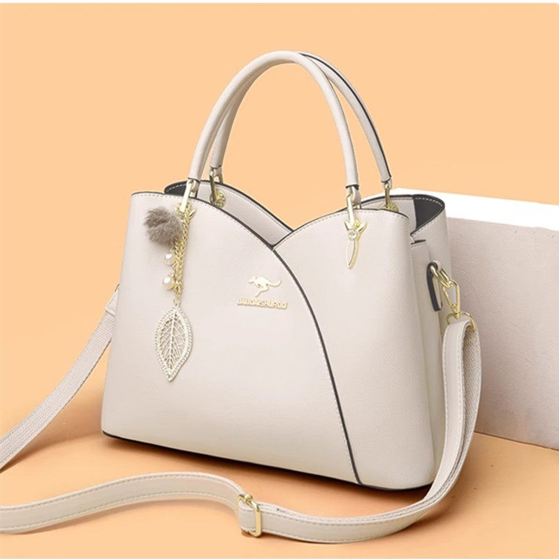 品牌真皮女包手提包女款包包2025新款单肩斜挎包时尚送妈妈包软皮