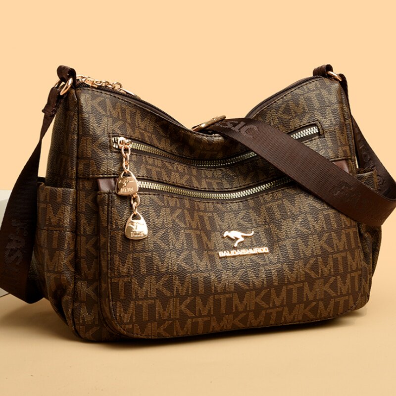 品牌真皮女包饺子包斜挎包女大容量包包女式2026新款单肩包软牛皮