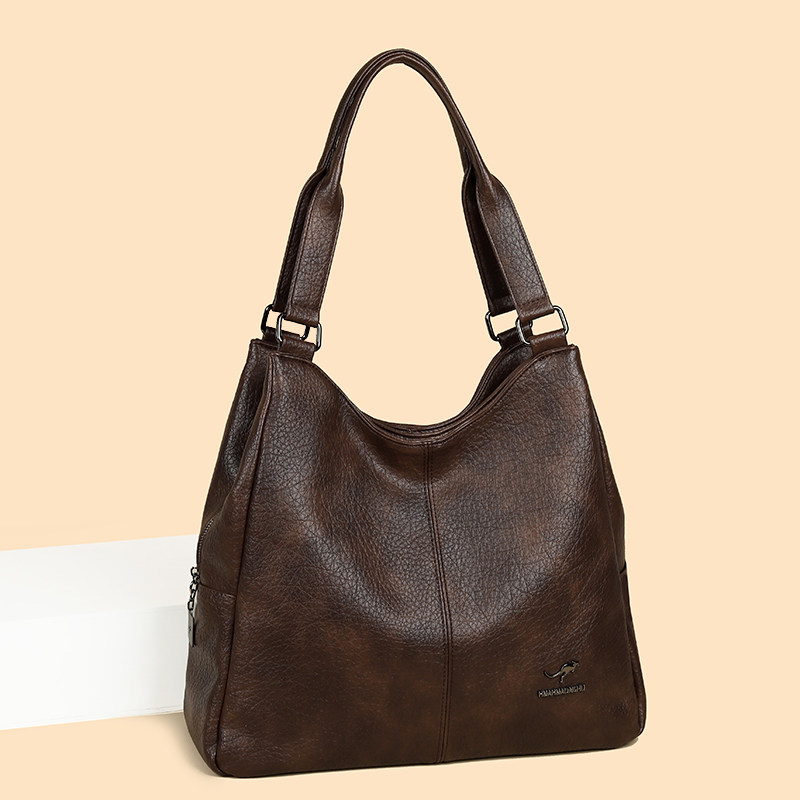 品牌真皮女包单肩包包女士2025新款大包包妈妈包女大容量气质百搭,箱包皮具/热销女包/男包,托特包,淘宝优惠券,粉丝福利购,淘宝优惠卷