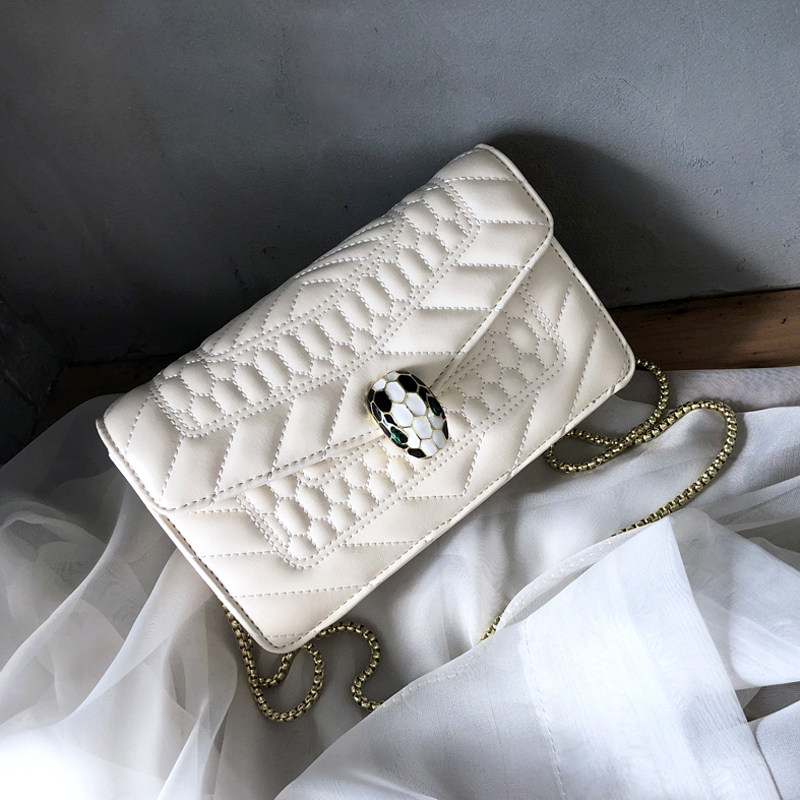 蛇头包女2019夏新款女包绣线菱格小方包欧美时尚单肩斜挎链条小包在类目 箱包皮具/热销女包/男包, 女士包袋中 - 来自Buy2taobao.com提供专业的淘宝代购服务