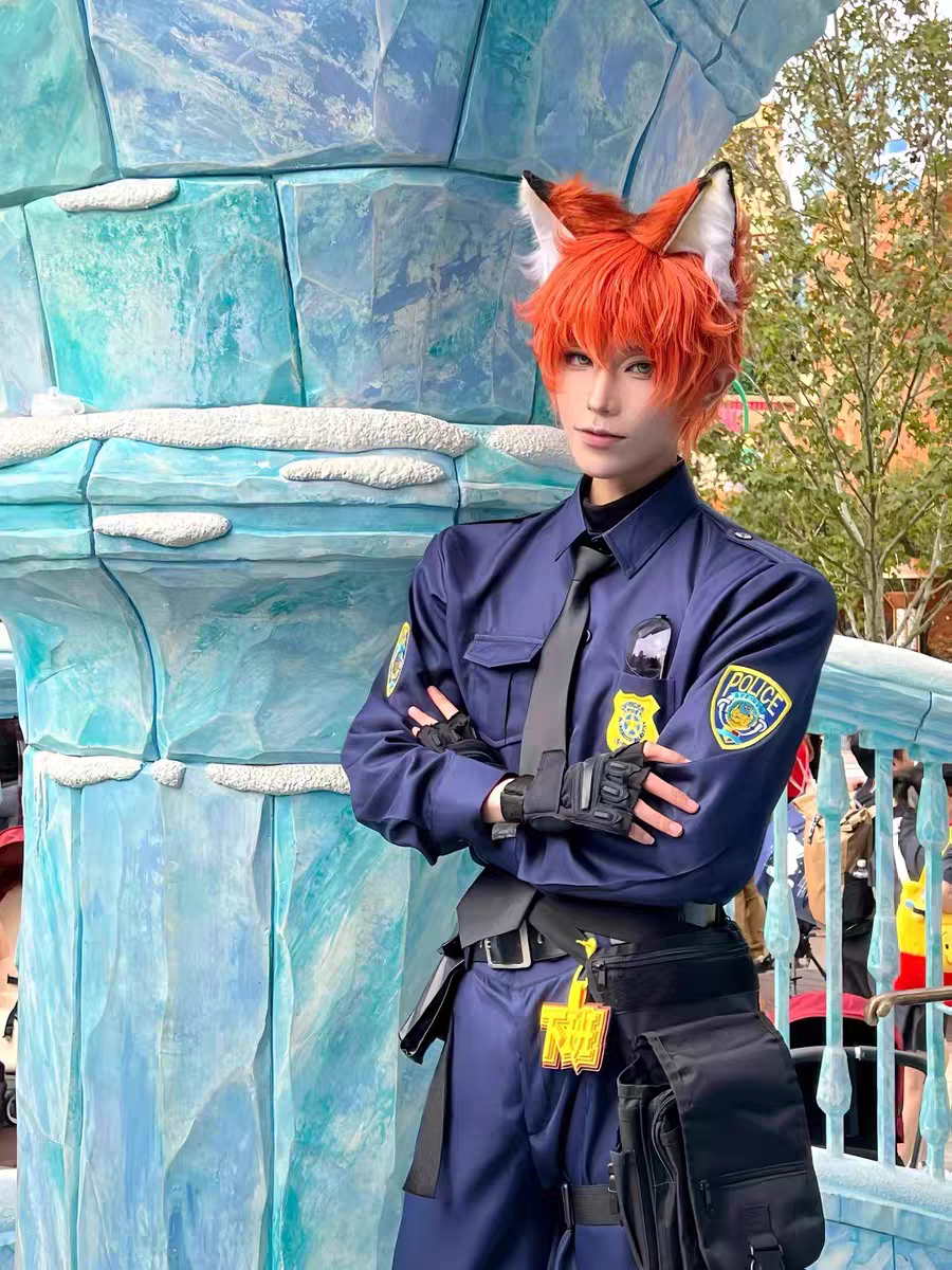 疯狂动物城2尼克狐尼克衣服兔子警官cos服环球动漫展影城制服套装