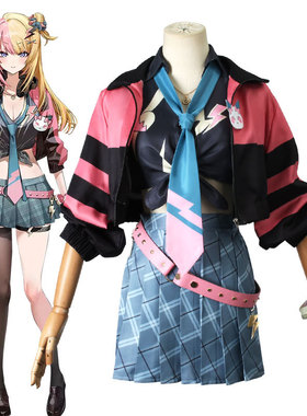 Vtuder虚拟偶像主播彩虹社Kotoko  torahime cos服彩虹社cosplay