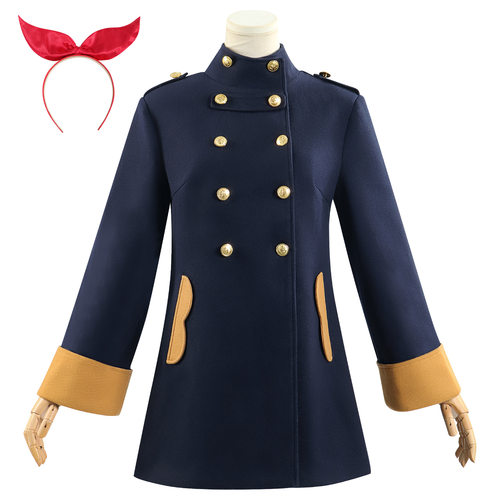 偶像活动cos星宫莓cos服星光学园星宫莓冬季校服毛呢大衣cosplay